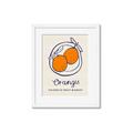 Picture of Food Art - Oranges Valencia Fruit Market _GroupedProduct_Rectangle_Portrait_Framed_Matted_