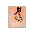 Picture of Dancer & Flourish Poster _GroupedProduct_Rectangle_Portrait_Framed_Matted_