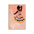 Picture of Dancer & Flourish Poster _GroupedProduct_Rectangle_Portrait_Framed_Matted_