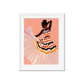 Picture of Dancer & Flourish Poster _GroupedProduct_Rectangle_Portrait_Framed_Matted_