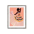 Picture of Dancer & Flourish Poster _GroupedProduct_Rectangle_Portrait_Framed_Matted_