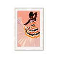 Picture of Dancer & Flourish Poster _GroupedProduct_Rectangle_Portrait_Framed_Matted_