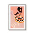 Picture of Dancer & Flourish Poster _GroupedProduct_Rectangle_Portrait_Framed_Matted_