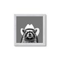 Picture of Wyatt The Cowboy Raccoon _GroupedProduct_Square_Framed_Matted_