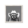 Picture of Wyatt The Cowboy Raccoon _GroupedProduct_Square_Framed_Matted_