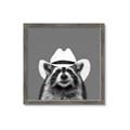 Picture of Wyatt The Cowboy Raccoon _GroupedProduct_Square_Framed_Matted_