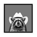 Picture of Wyatt The Cowboy Raccoon _GroupedProduct_Square_Framed_Matted_