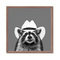 Picture of Wyatt The Cowboy Raccoon _GroupedProduct_Square_Framed_Matted_