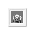 Picture of Wyatt The Cowboy Raccoon _GroupedProduct_Square_Framed_Matted_