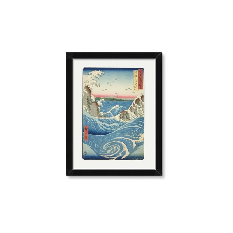 Picture of Awa Province Naruto Whirlpools _GroupedProduct_Rectangle_Portrait_Framed_Matted_