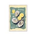 Picture of Oysters Poster _GroupedProduct_Rectangle_Portrait_Framed_Matted_