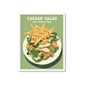 Picture of Caesar Salad Poster _GroupedProduct_Rectangle_Portrait_Framed_Matted_