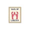 Picture of You are My Lobster Poster _GroupedProduct_Rectangle_Portrait_Framed_Matted_