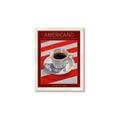 Picture of Americano Coffee _GroupedProduct_Rectangle_Portrait_Framed_Matted_