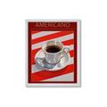 Picture of Americano Coffee _GroupedProduct_Rectangle_Portrait_Framed_Matted_