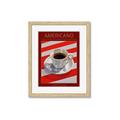 Picture of Americano Coffee _GroupedProduct_Rectangle_Portrait_Framed_Matted_