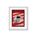 Picture of Americano Coffee _GroupedProduct_Rectangle_Portrait_Framed_Matted_