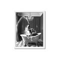 Picture of Splish Splash Safari _GroupedProduct_Rectangle_Portrait_Framed_Matted_