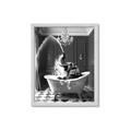 Picture of Splish Splash Safari _GroupedProduct_Rectangle_Portrait_Framed_Matted_