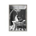 Picture of Splish Splash Safari _GroupedProduct_Rectangle_Portrait_Framed_Matted_