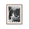 Picture of Splish Splash Safari _GroupedProduct_Rectangle_Portrait_Framed_Matted_