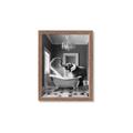 Picture of Joyful Elephant Bath Time _GroupedProduct_Rectangle_Portrait_Framed_Matted_