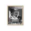 Picture of Joyful Elephant Bath Time _GroupedProduct_Rectangle_Portrait_Framed_Matted_