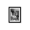 Picture of Joyful Elephant Bath Time _GroupedProduct_Rectangle_Portrait_Framed_Matted_
