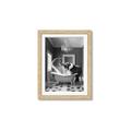 Picture of Joyful Elephant Bath Time _GroupedProduct_Rectangle_Portrait_Framed_Matted_