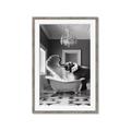 Picture of Joyful Elephant Bath Time _GroupedProduct_Rectangle_Portrait_Framed_Matted_