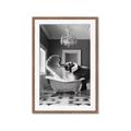 Picture of Joyful Elephant Bath Time _GroupedProduct_Rectangle_Portrait_Framed_Matted_
