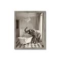 Picture of Luxuary Elephant _GroupedProduct_Rectangle_Portrait_Framed_Matted_
