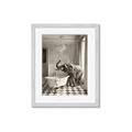 Picture of Luxuary Elephant _GroupedProduct_Rectangle_Portrait_Framed_Matted_
