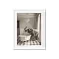 Picture of Luxuary Elephant _GroupedProduct_Rectangle_Portrait_Framed_Matted_