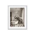 Picture of Luxuary Elephant _GroupedProduct_Rectangle_Portrait_Framed_Matted_