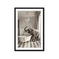 Picture of Luxuary Elephant _GroupedProduct_Rectangle_Portrait_Framed_Matted_