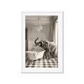 Picture of Luxuary Elephant _GroupedProduct_Rectangle_Portrait_Framed_Matted_