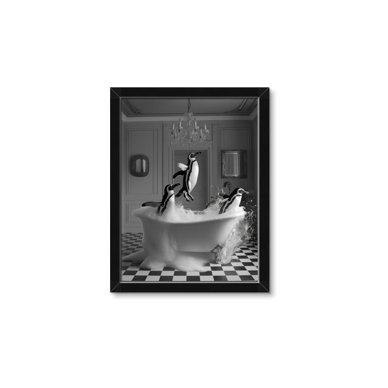 Picture of Penguin Party _GroupedProduct_Rectangle_Portrait_Framed_Matted_