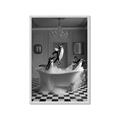 Picture of Penguin Party _GroupedProduct_Rectangle_Portrait_Framed_Matted_