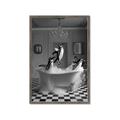 Picture of Penguin Party _GroupedProduct_Rectangle_Portrait_Framed_Matted_