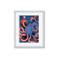 Picture of Tentacle Whirl Poster _GroupedProduct_Rectangle_Portrait_Framed_Matted_