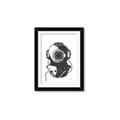 Picture of Vintage Diver Poster _GroupedProduct_Rectangle_Portrait_Framed_Matted_