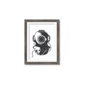 Picture of Vintage Diver Poster _GroupedProduct_Rectangle_Portrait_Framed_Matted_