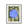 Picture of Breath Typography Poster _GroupedProduct_Rectangle_Portrait_Framed_Matted_