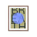 Picture of Breath Typography Poster _GroupedProduct_Rectangle_Portrait_Framed_Matted_