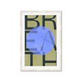 Picture of Breath Typography Poster _GroupedProduct_Rectangle_Portrait_Framed_Matted_