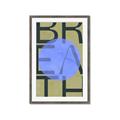 Picture of Breath Typography Poster _GroupedProduct_Rectangle_Portrait_Framed_Matted_
