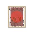 Picture of Good Morning Typography Poster _GroupedProduct_Rectangle_Portrait_Framed_Matted_