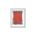 Picture of Good Morning Typography Poster _GroupedProduct_Rectangle_Portrait_Framed_Matted_