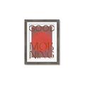 Picture of Good Morning Typography Poster _GroupedProduct_Rectangle_Portrait_Framed_Matted_